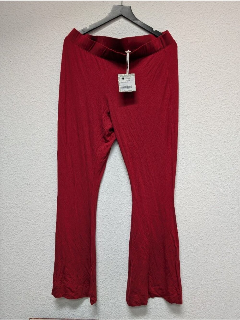 Kate Quinn Bamboo Red Dahlia XL Women's Flares Pants